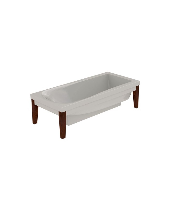 Kit 4 piedi in legno per vasca 180 x 80 - Serie Bath Tub