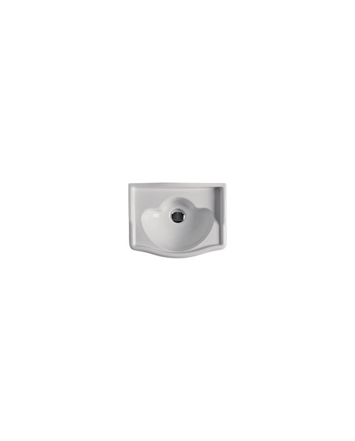 Lavabo 41 x 32 sospeso (foro rubinetteria dx o sx su richiesta) - Serie Retrò