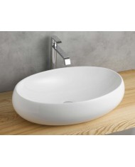 Lavabo da appoggio con foro - Tipologia Nuvola