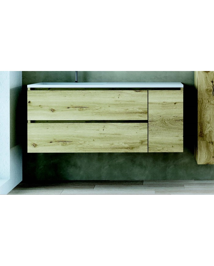 Mobile base con 2 cassetti e 1 anta - Serie Elba 120