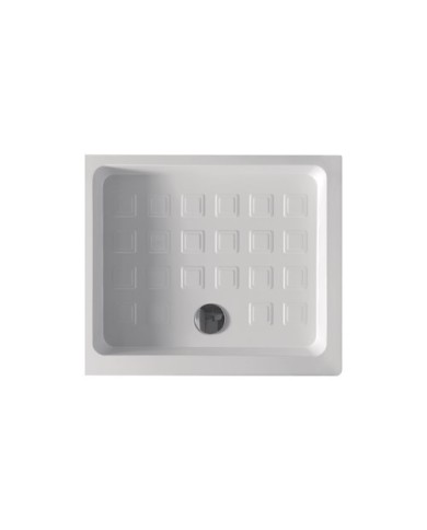 Piatto doccia angolare 80 x 96 DX quadro - Serie Retrò