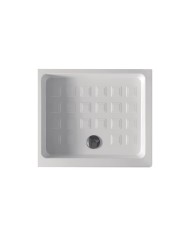 Piatto doccia angolare 80 x 96 DX quadro - Serie Retrò