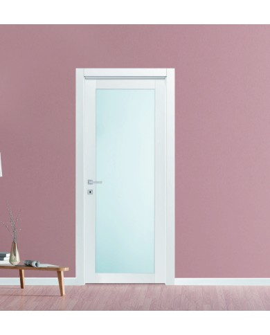 Porta - Bianco Matrix Vetro