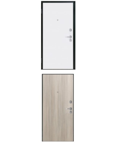 Porta blindata - Sicura Black L900 X H2100