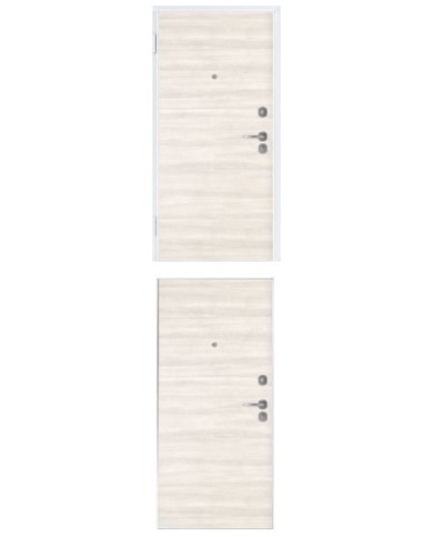 Porta blindata - Sicura White L800 X H2100 ( Apertura porta: Spinta a destra)