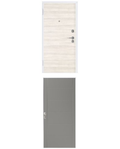 Porta blindata - Sicura White L800 X H2100 ( Apertura porta: Spinta a destra)