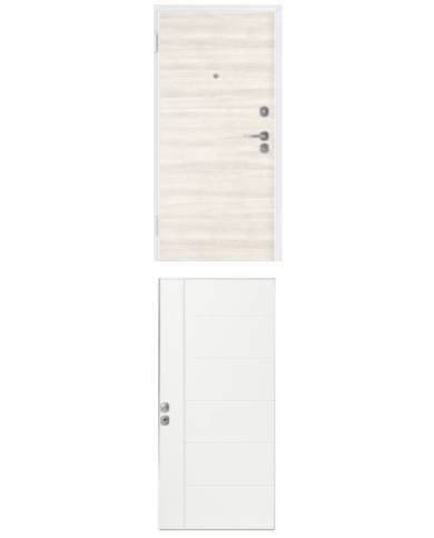 Porta blindata - Sicura White L800 X H2100 ( Apertura porta: Spinta a destra)