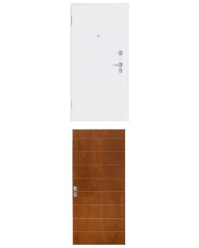 Porta blindata - Sicura White L800 X H2100 ( Apertura porta: Spinta a destra)