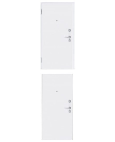 Porta blindata - Sicura White L800 X H2100 ( Apertura porta: Spinta a destra)