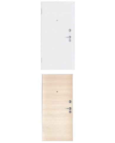 Porta blindata - Sicura White L800 X H2100 ( Apertura porta: Spinta a destra)