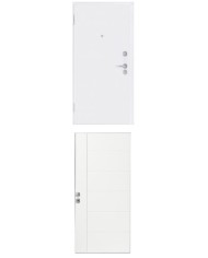 Porta blindata - Sicura White L800 X H2100 ( Apertura porta: Spinta a destra)