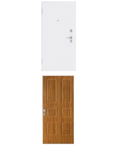 Porta blindata - Sicura White L800 X H2100 ( Apertura porta: Spinta a destra)