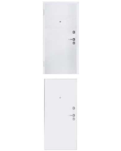 Porta blindata - Sicura White L800 X H2100 ( Apertura porta: Spinta a destra)