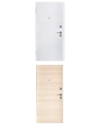 Porta blindata - Sicura White L800 X H2100 ( Apertura porta: Spinta a destra)