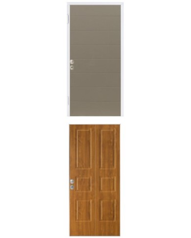 Porta blindata - Sicura White L800 X H2100 ( Apertura porta: Spinta a destra)