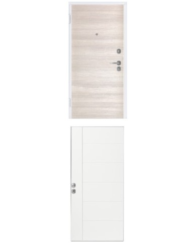 Porta blindata - Sicura White L800 X H2100 ( Apertura porta: Spinta a destra)