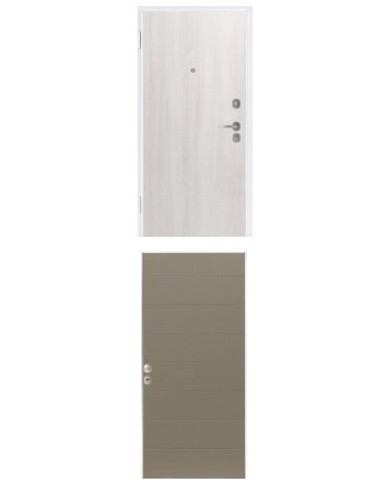 Porta blindata - Sicura White L800 X H2100 ( Apertura porta: Spinta a destra)