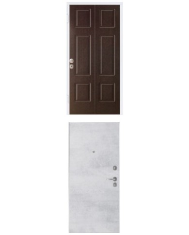 Porta blindata - Sicura White L800 X H2100 ( Apertura porta: Spinta a destra)