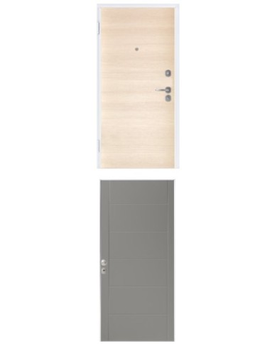 Porta blindata - Sicura White L800 X H2100 ( Apertura porta: Spinta a destra)