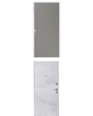 Porta blindata - Sicura White L800 X H2100 ( Apertura porta: Spinta a destra)