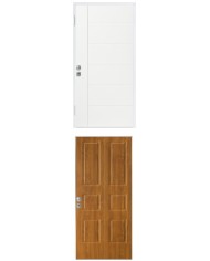 Porta blindata - Sicura White L800 X H2100 ( Apertura porta: Spinta a destra)