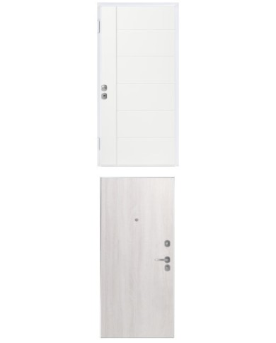 Porta blindata - Sicura White L800 X H2100 ( Apertura porta: Spinta a destra)