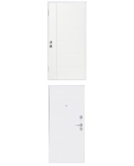 Porta blindata - Sicura White L800 X H2100 ( Apertura porta: Spinta a destra)