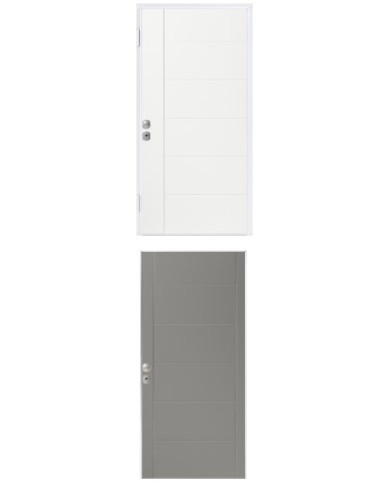 Porta blindata - Sicura White L800 X H2100 ( Apertura porta: Spinta a destra)