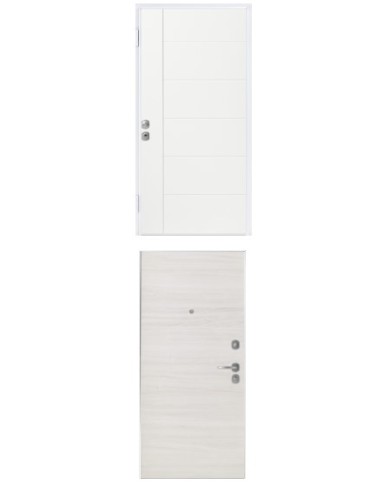 Porta blindata - Sicura White L800 X H2100 ( Apertura porta: Spinta a destra)