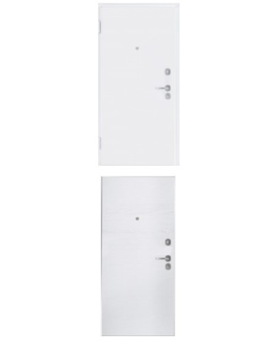 Porta blindata - Sicura White L800 X H2100 ( Apertura porta: Spinta a sinistra)