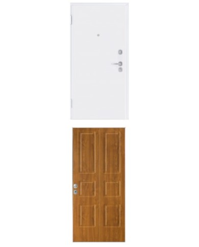 Porta blindata - Sicura White L800 X H2100 ( Apertura porta: Spinta a sinistra)