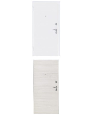 Porta blindata - Sicura White L800 X H2100 ( Apertura porta: Spinta a sinistra)