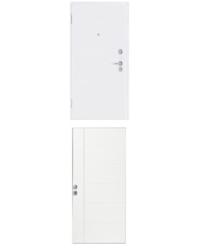 Porta blindata - Sicura White L800 X H2100 ( Apertura porta: Spinta a sinistra)