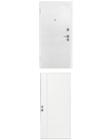 Porta blindata - Sicura White L800 X H2100 ( Apertura porta: Spinta a sinistra)