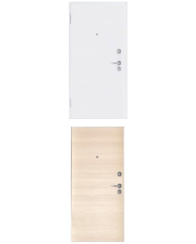 Porta blindata - Sicura White L800 X H2100 ( Apertura porta: Spinta a sinistra)