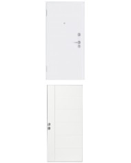 Porta blindata - Sicura White L800 X H2100 ( Apertura porta: Spinta a sinistra)