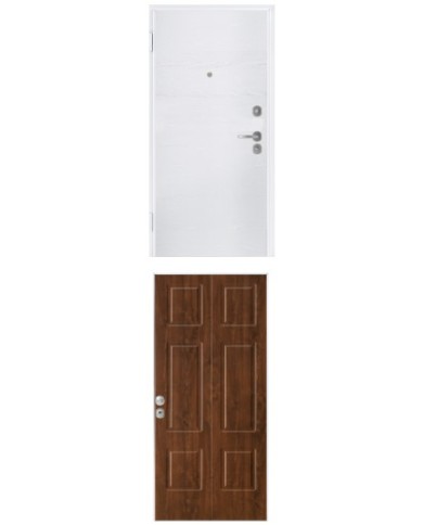 Porta blindata - Sicura White L800 X H2100 ( Apertura porta: Spinta a sinistra)