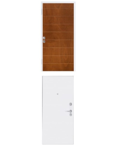 Porta blindata - Sicura White L800 X H2100 ( Apertura porta: Spinta a sinistra)