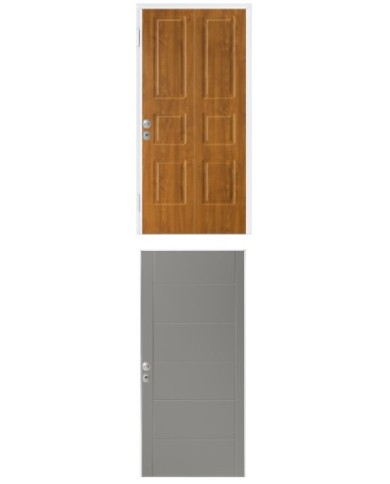 Porta blindata - Sicura White L800 X H2100 ( Apertura porta: Spinta a sinistra)