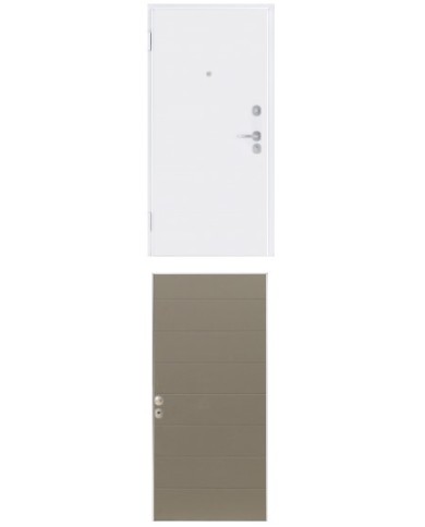 Porta blindata - Sicura White L800 X H2100 ( Apertura porta: Spinta a sinistra)