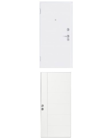 Porta blindata - Sicura White L800 X H2100 ( Apertura porta: Spinta a sinistra)