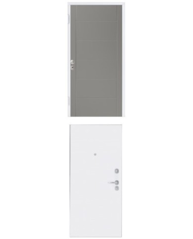 Porta blindata - Sicura White L800 X H2100 ( Apertura porta: Spinta a sinistra)