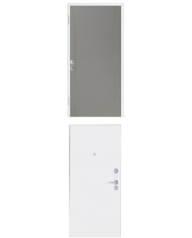 Porta blindata - Sicura White L800 X H2100 ( Apertura porta: Spinta a sinistra)