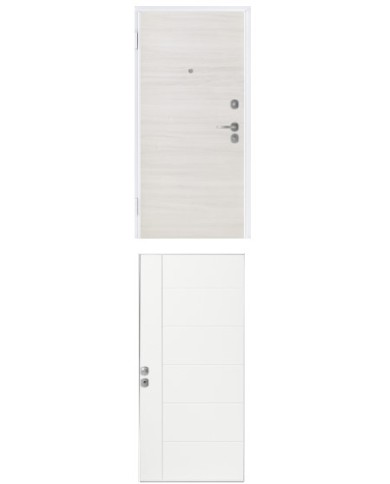 Porta blindata - Sicura White L800 X H2100 ( Apertura porta: Spinta a sinistra)