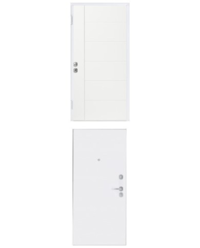 Porta blindata - Sicura White L800 X H2100 ( Apertura porta: Spinta a sinistra)