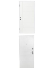 Porta blindata - Sicura White L800 X H2100 ( Apertura porta: Spinta a sinistra)