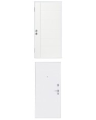 Porta blindata - Sicura White L800 X H2100 ( Apertura porta: Spinta a sinistra)