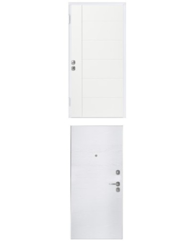 Porta blindata - Sicura White L800 X H2100 ( Apertura porta: Spinta a sinistra)