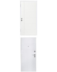 Porta blindata - Sicura White L800 X H2100 ( Apertura porta: Spinta a sinistra)