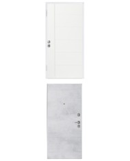 Porta blindata - Sicura White L800 X H2100 ( Apertura porta: Spinta a sinistra)